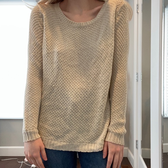BB Dakota knit sweater in cream - Picture 2 of 2